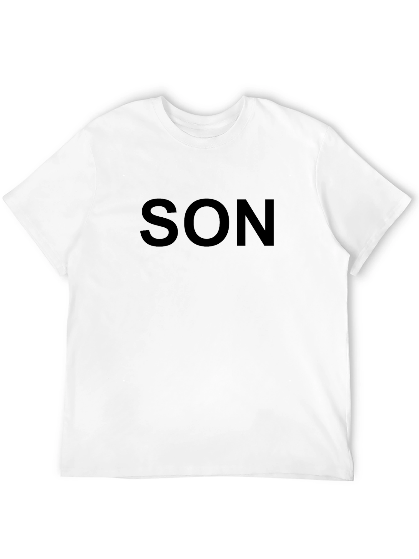 Mens Black SON Graphic T-Shirt