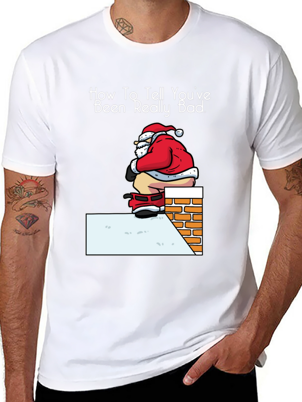 Funny Santa Christmas T-Shirt - Been Really Bad