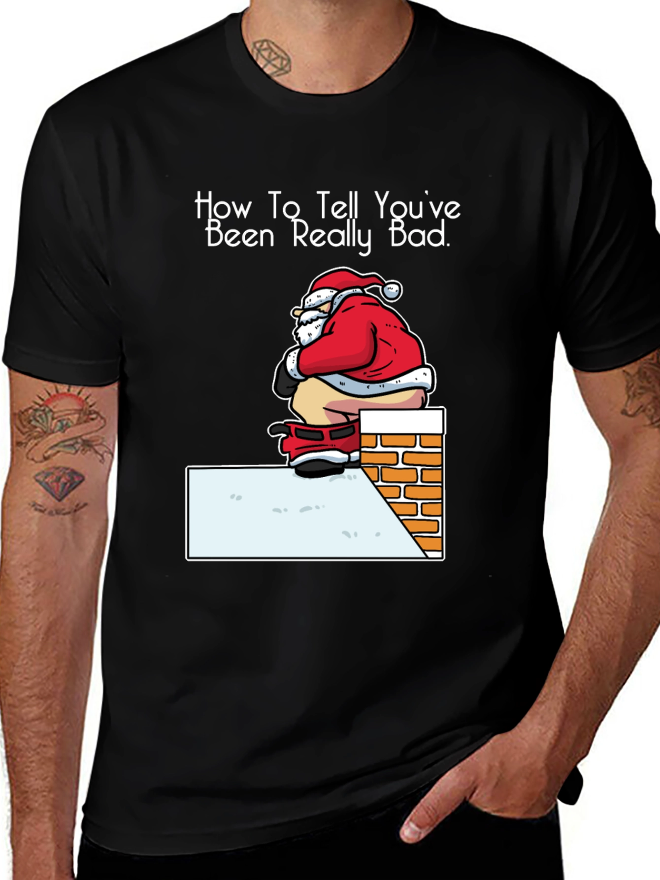Funny Santa Christmas T-Shirt - Been Really Bad