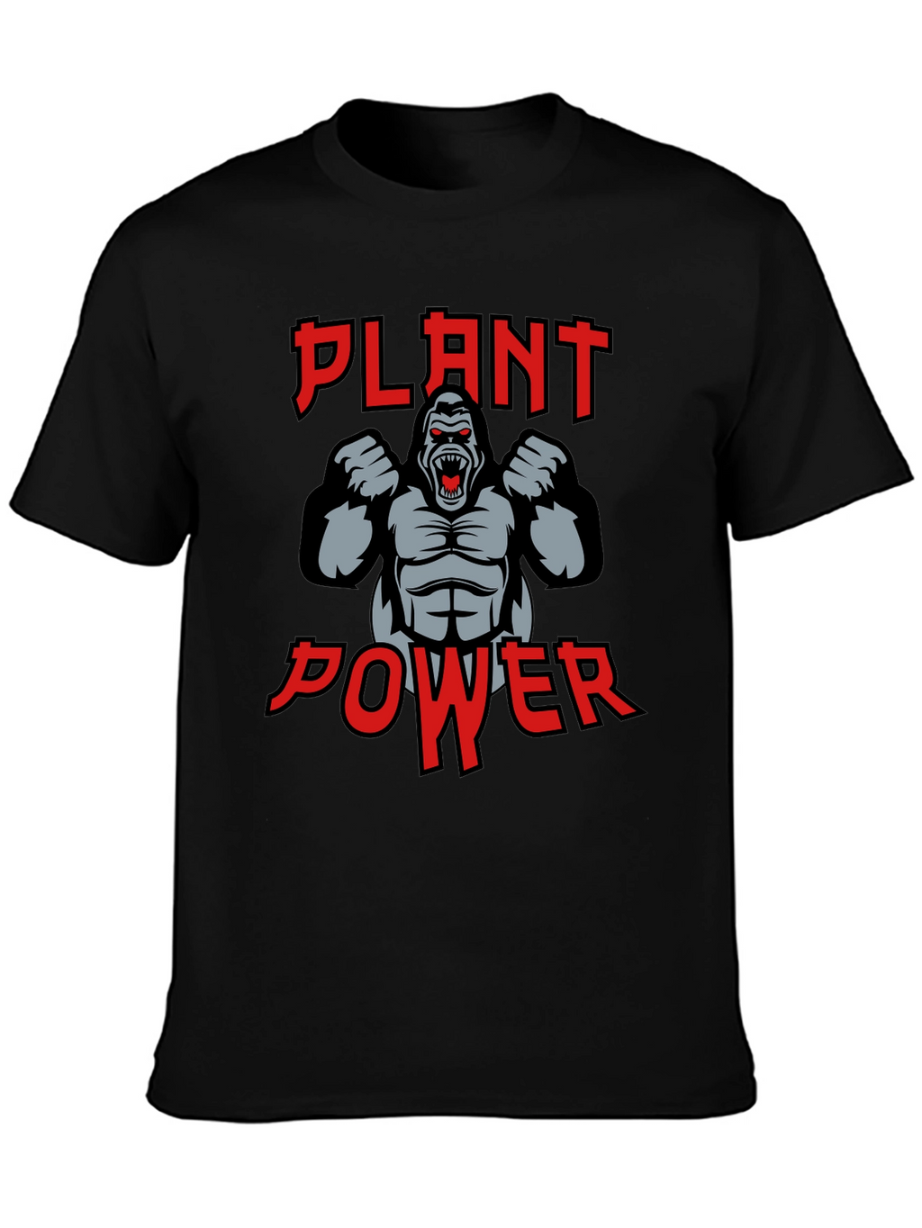 Plant Power Gorilla Graphic T-Shirt