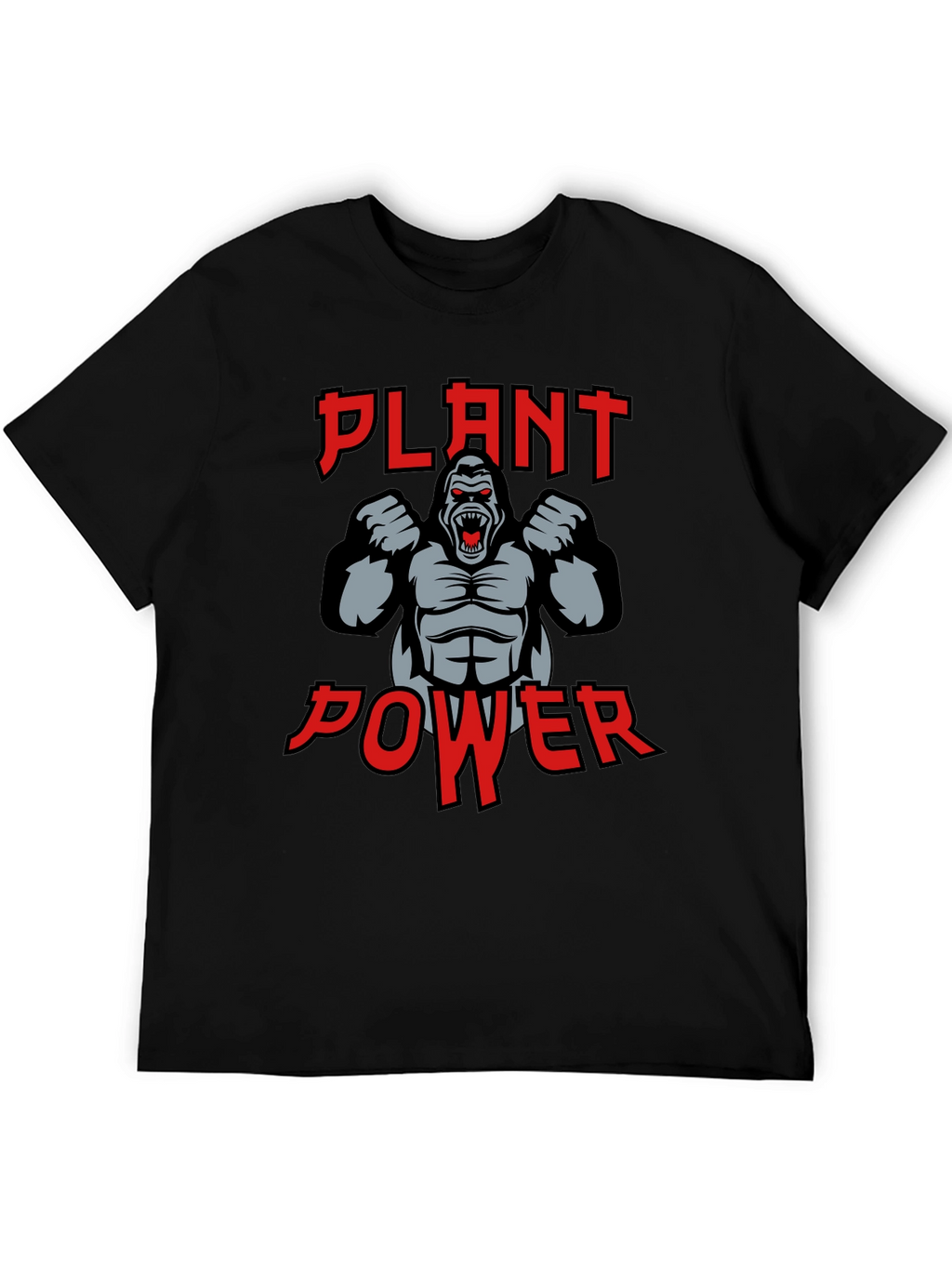 Plant Power Gorilla Graphic T-Shirt