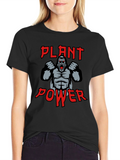 Plant Power Gorilla Graphic T-Shirt
