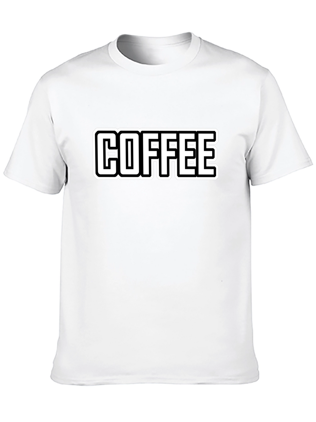 Coffee Graphic Tee - Black Casual Style