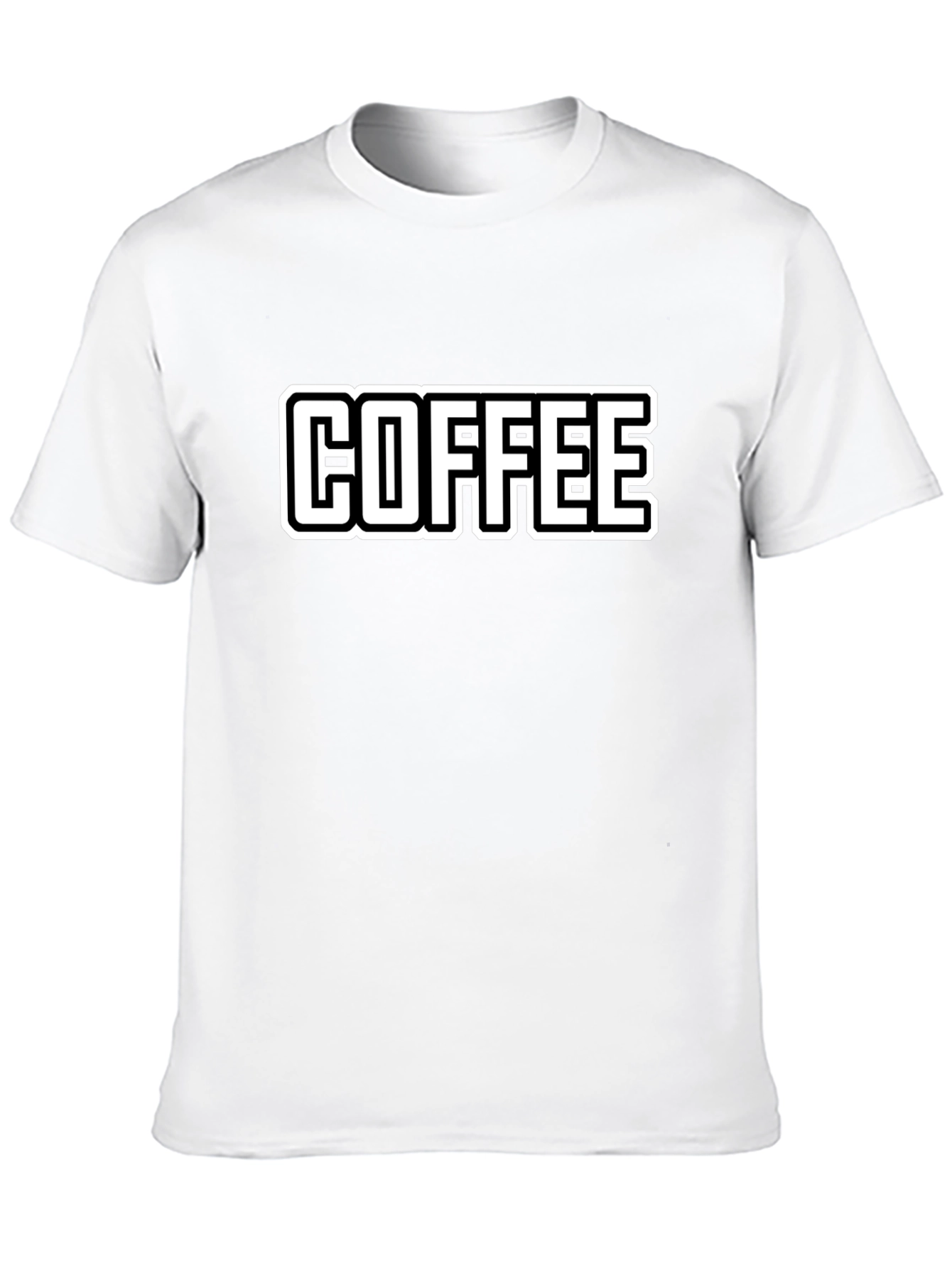 Coffee Graphic Tee - Black Casual Style