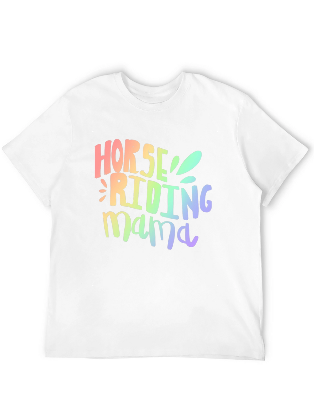 Horse Riding Mama Graphic Tee - Black