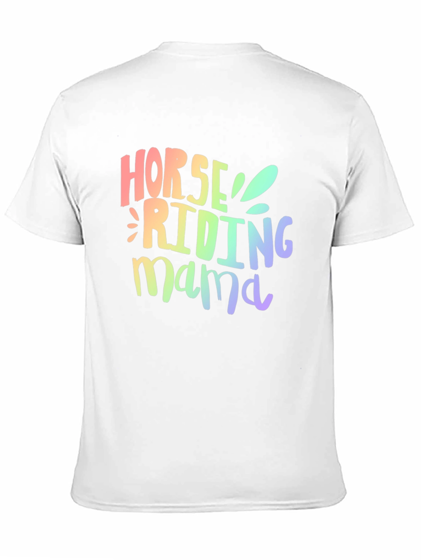 Horse Riding Mama Graphic Tee - Black