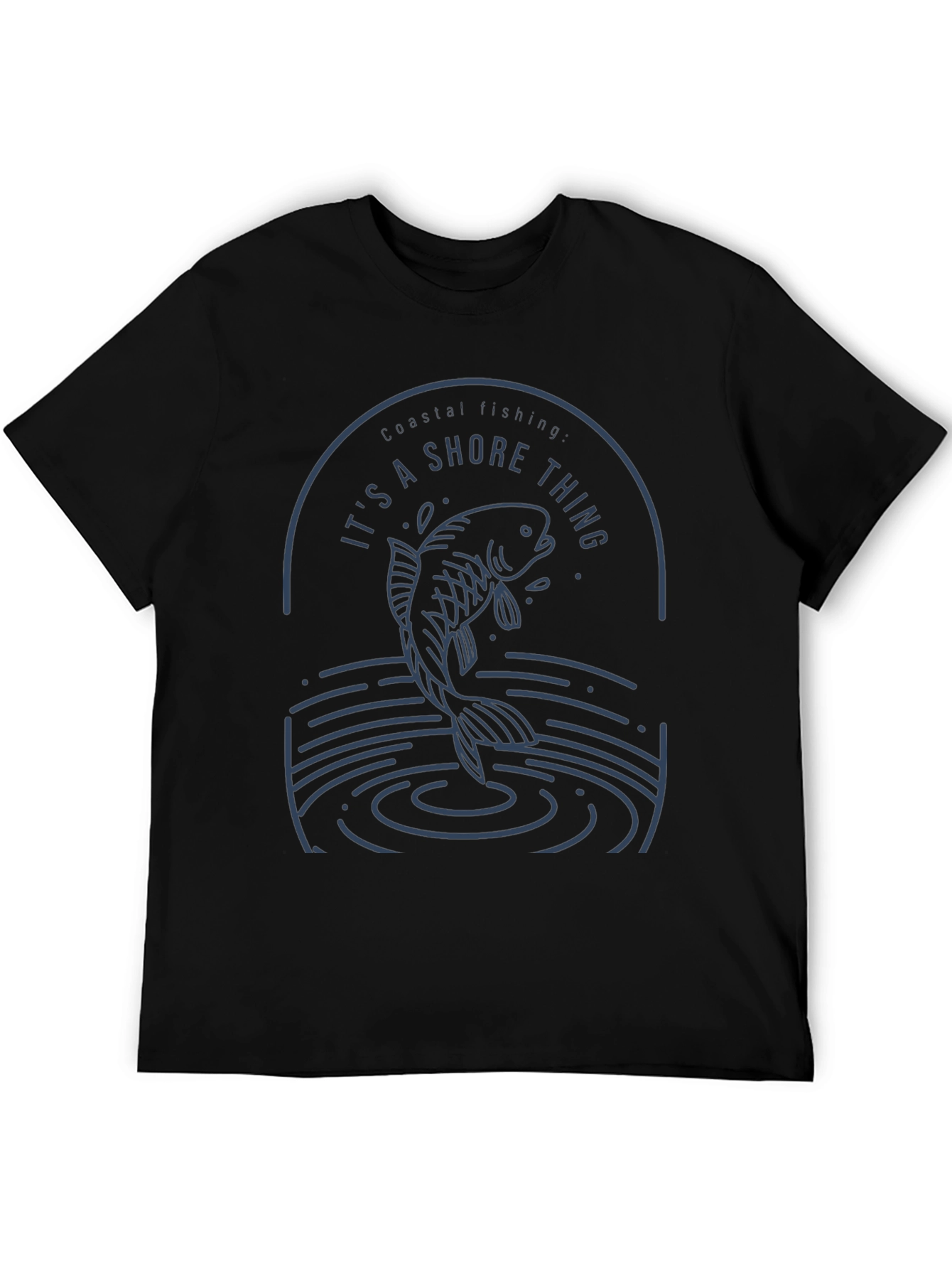 Coastal Fishing Graphic Tee - Its A Shore Thing!