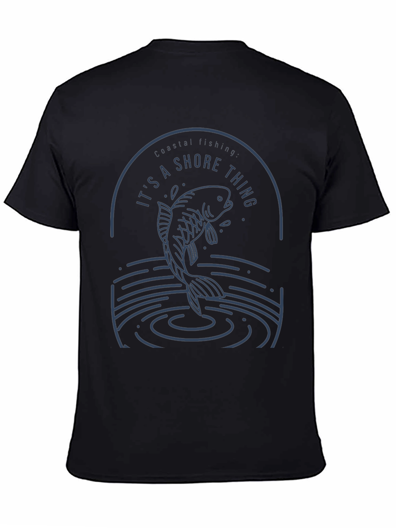Coastal Fishing Graphic Tee - Its A Shore Thing!
