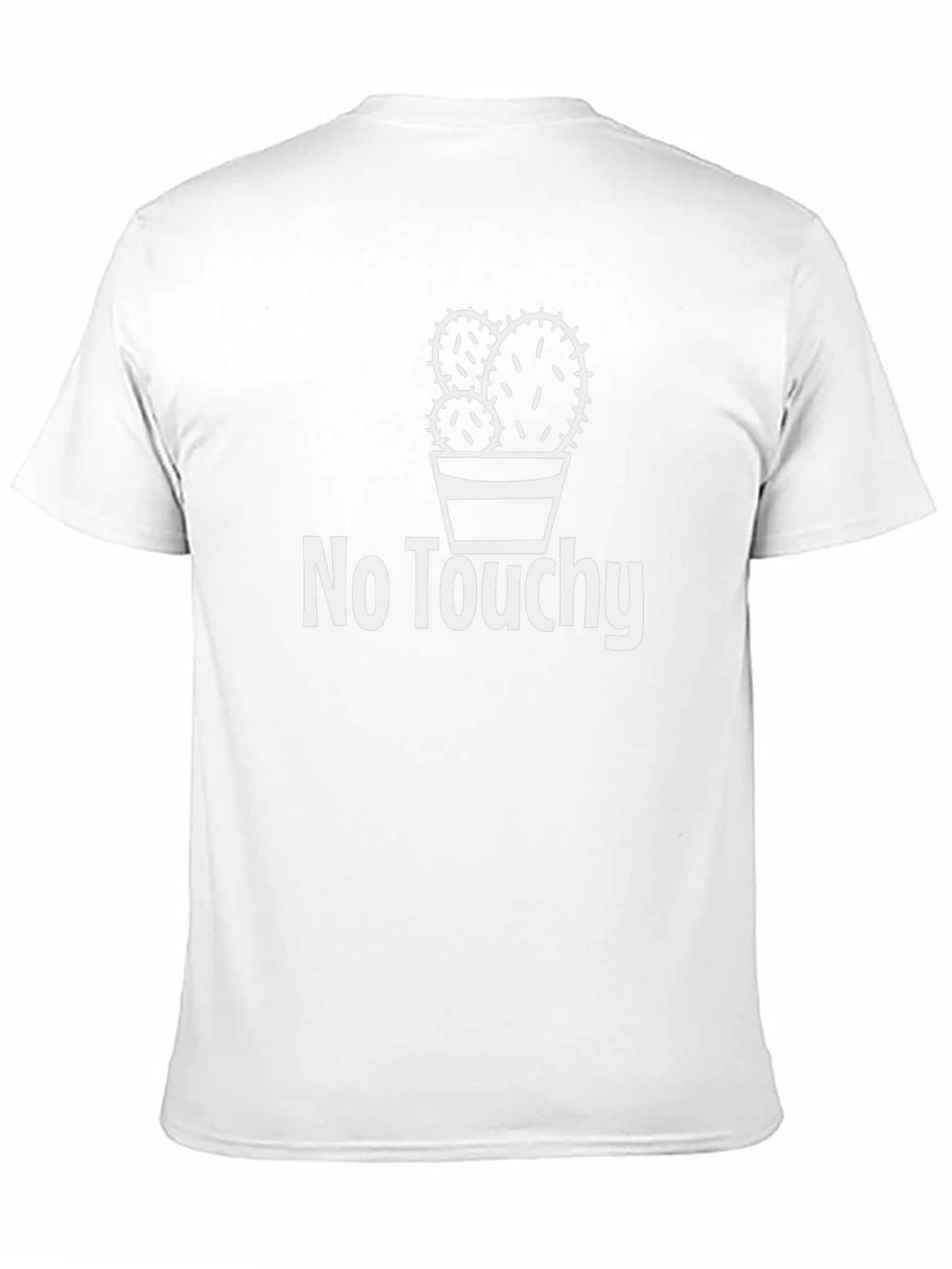 No Touchy Cactus T-Shirt - Stay Away!