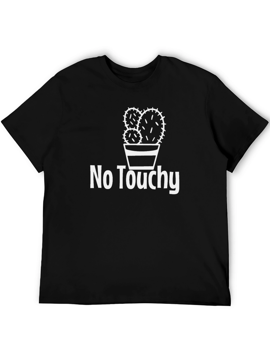 No Touchy Cactus T-Shirt - Stay Away!