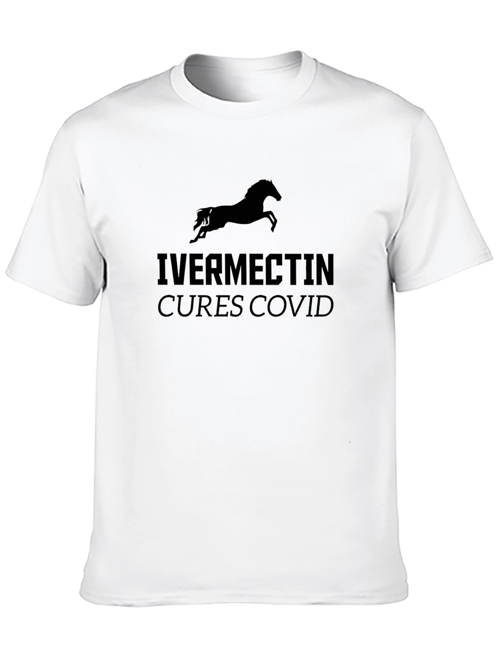 Ivermectin Cures Covid Black T-Shirt