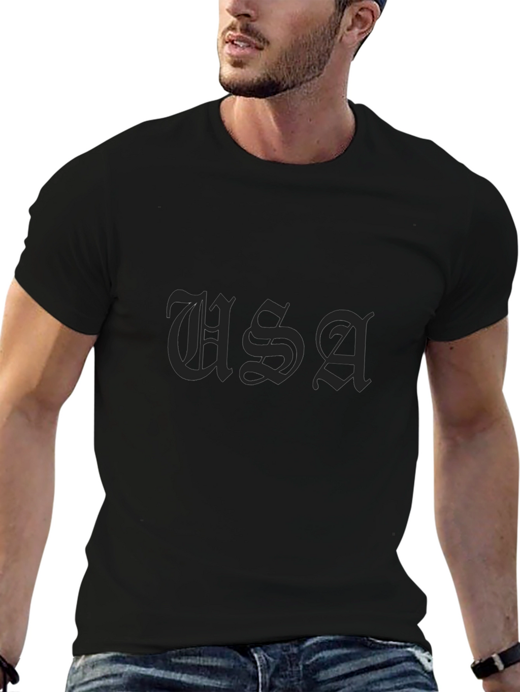 USA Graphic Print Tee - Casual Comfort