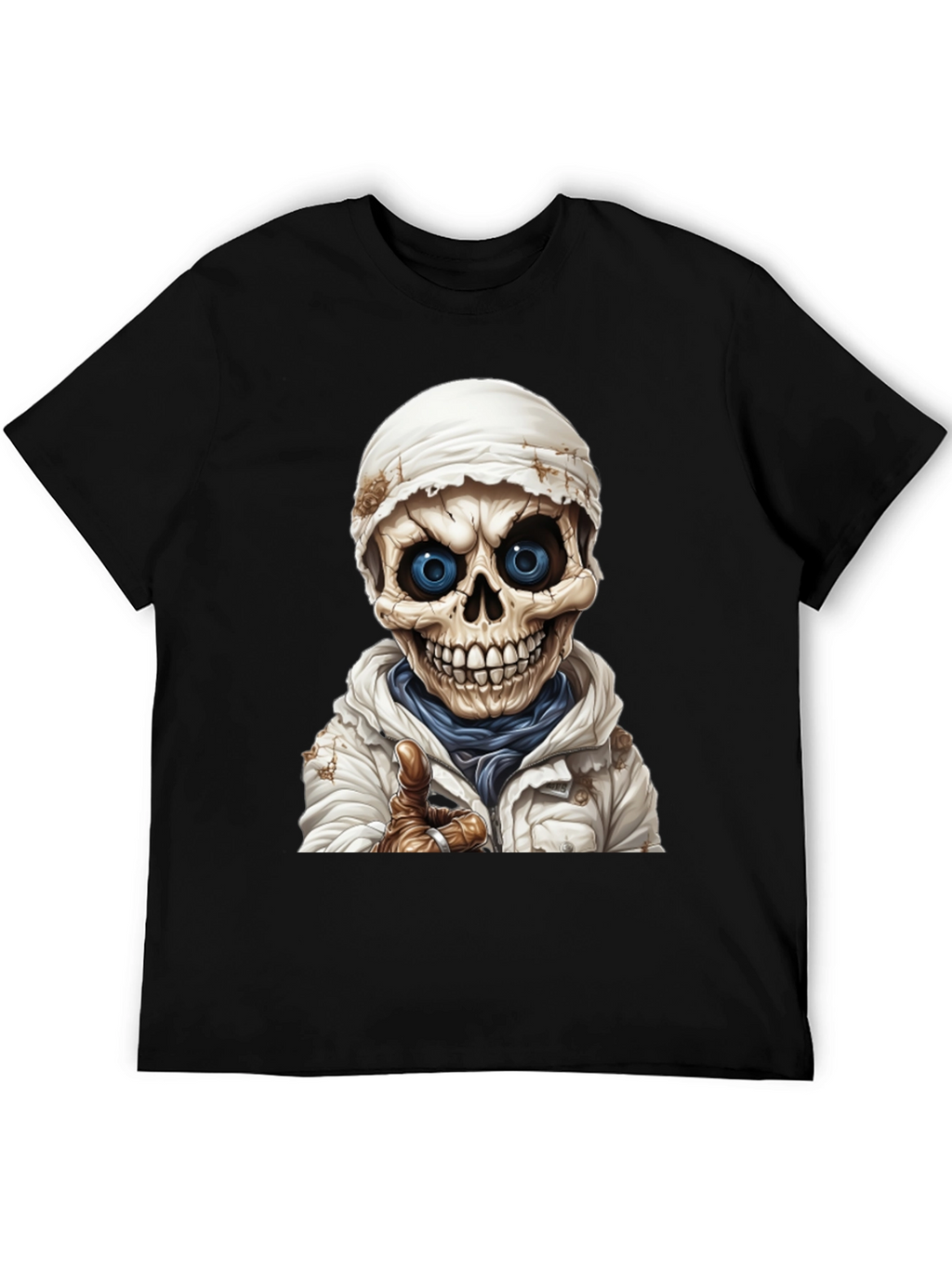 Skeleton Cartoon Graphic Tee
