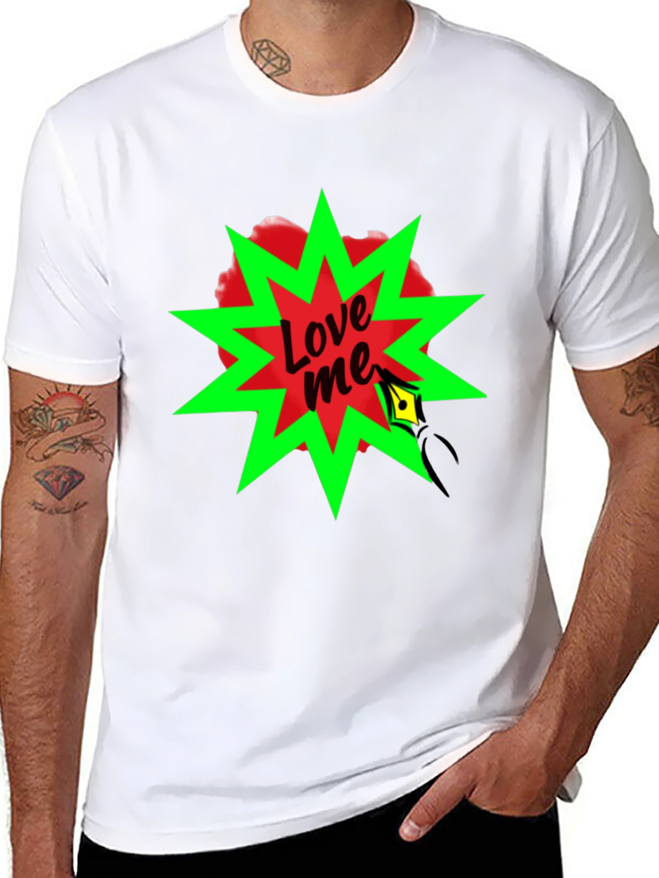 Love Me Graphic Tee - Bold Statement Shirt
