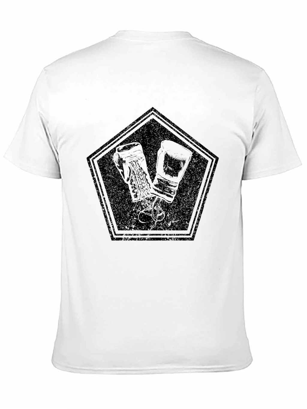 Boxing Gloves Graphic Tee - Black