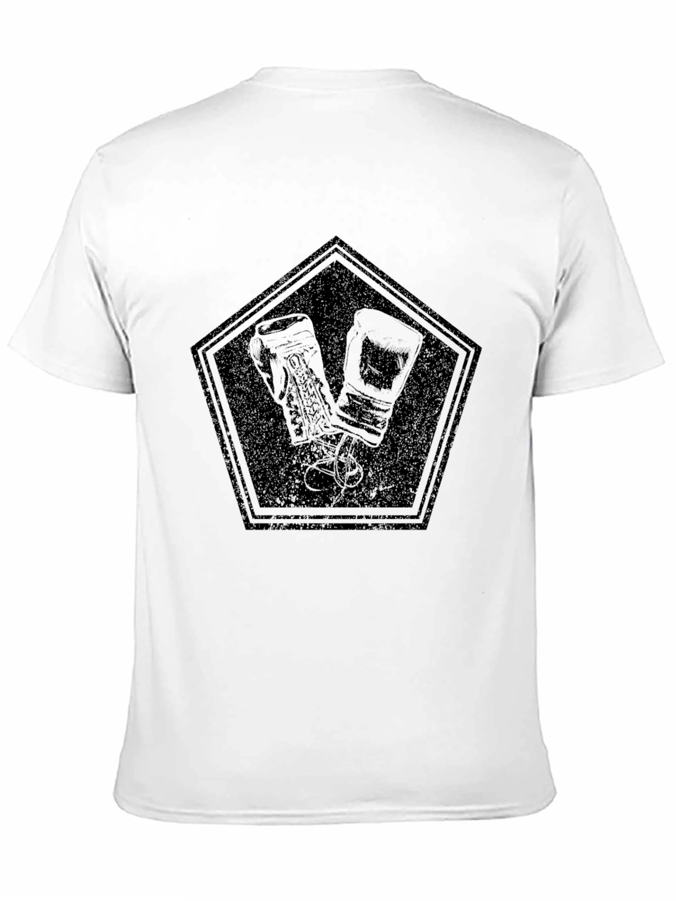 Boxing Gloves Graphic Tee - Black