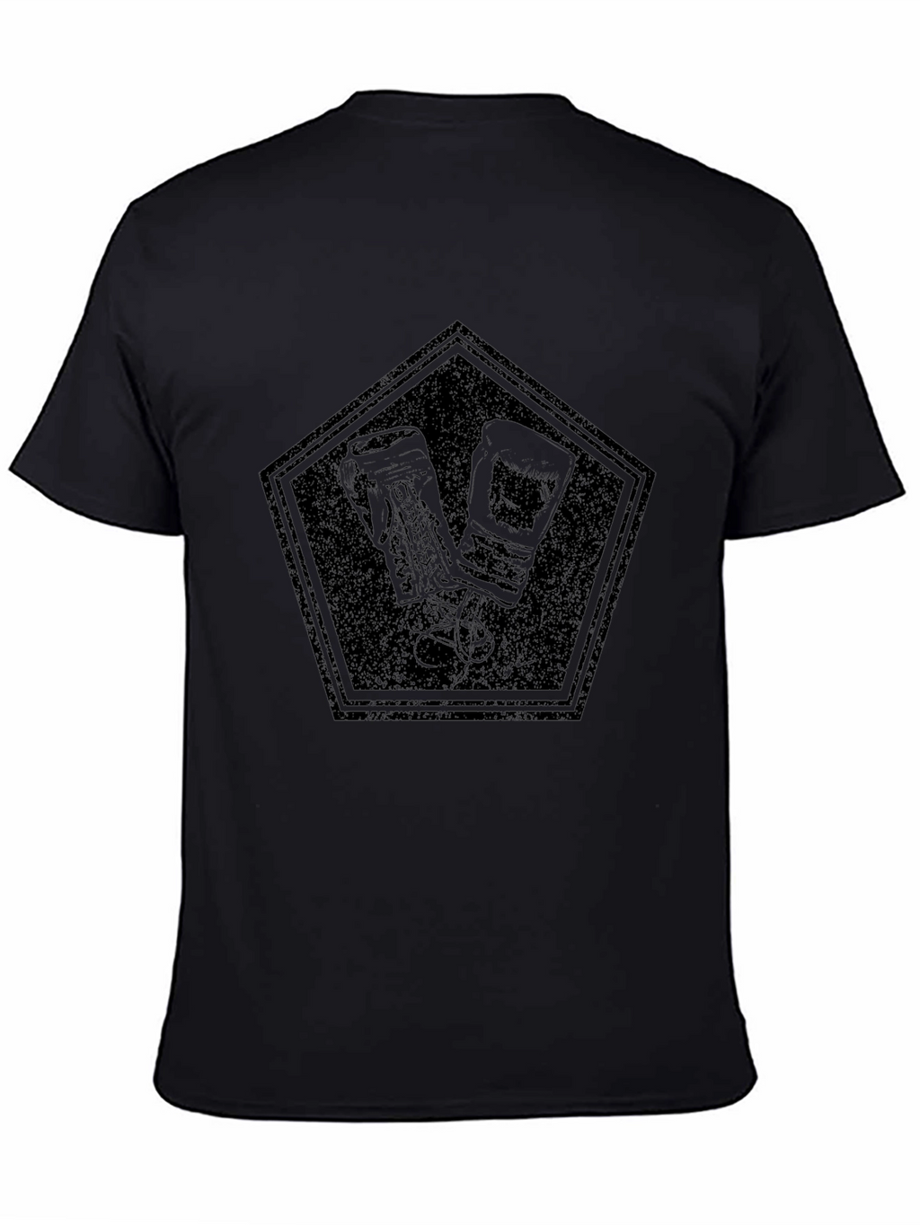 Boxing Gloves Graphic Tee - Black