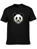 Cool Panda Graphic Black T-Shirt