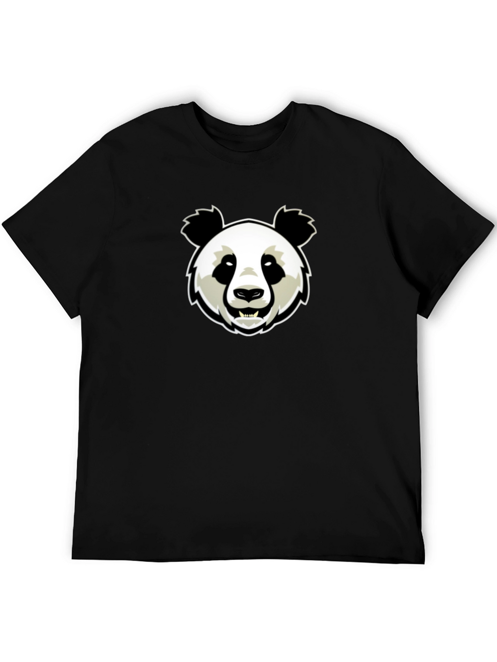 Cool Panda Graphic Black T-Shirt