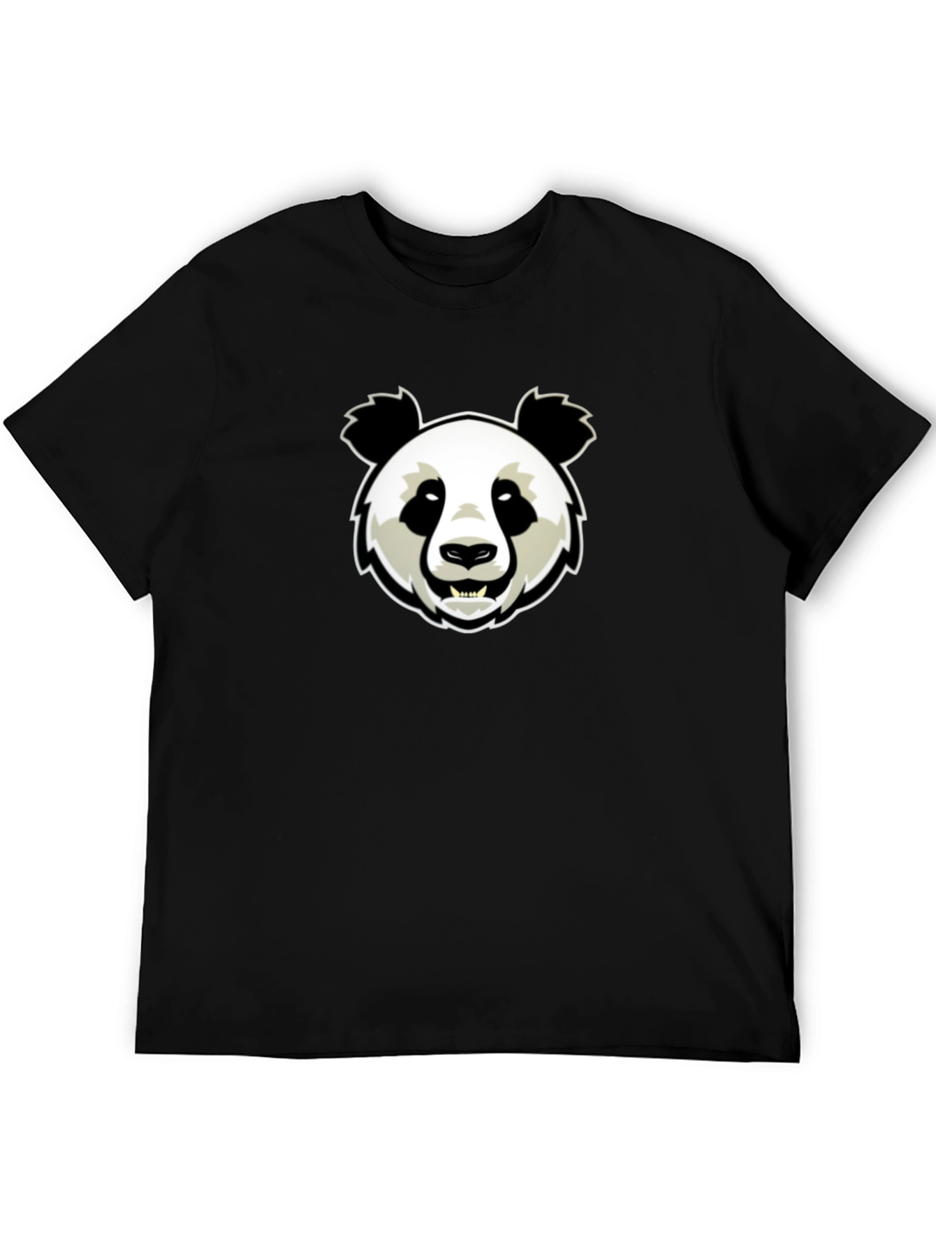 Cool Panda Graphic Black T-Shirt
