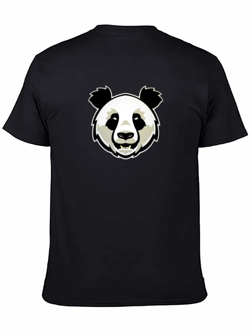 Cool Panda Graphic Black T-Shirt
