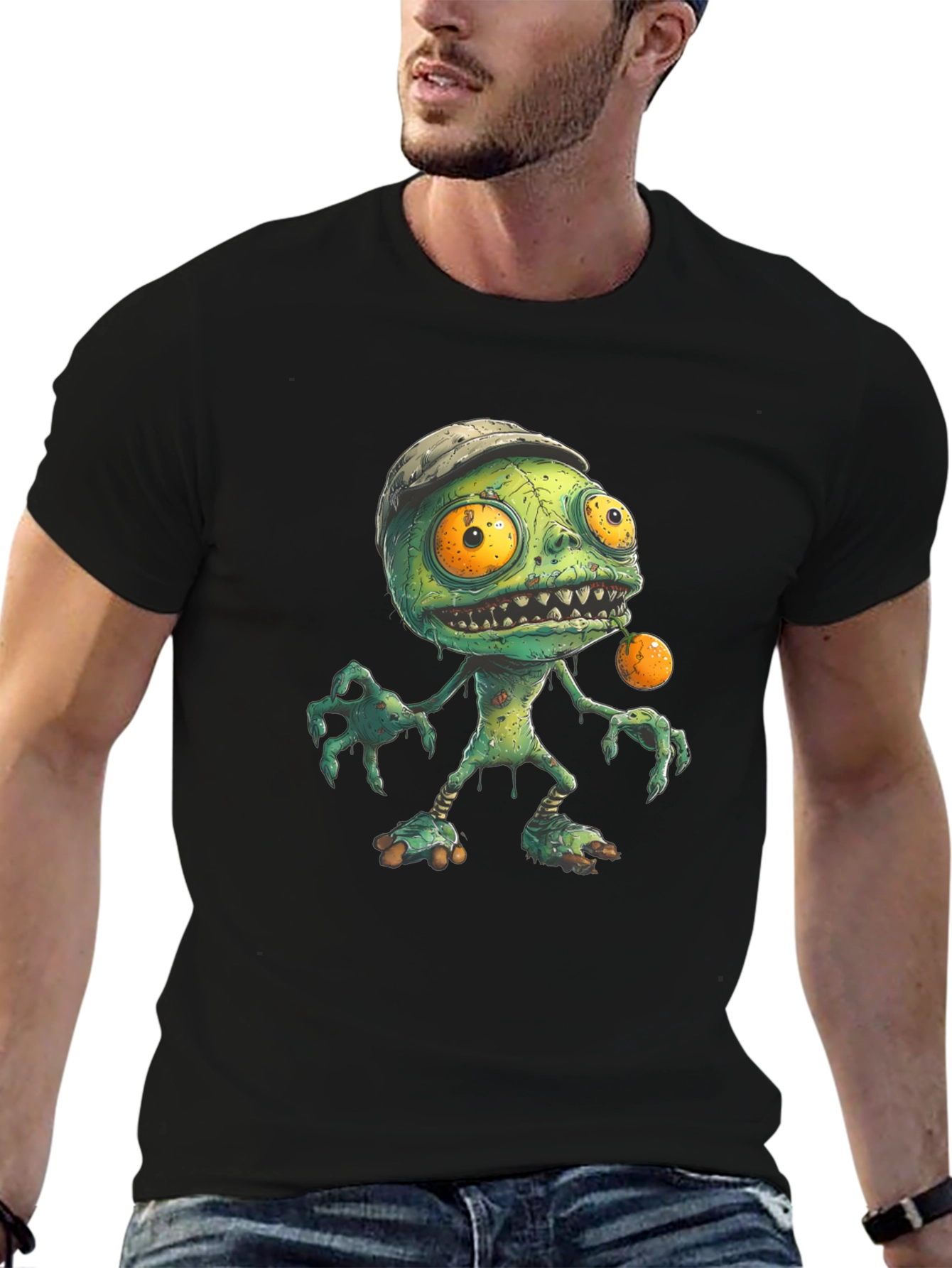 Monster Cartoon Graphic Tee
