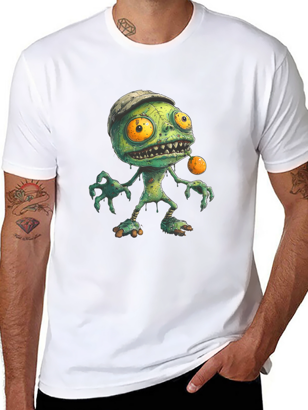 Monster Cartoon Graphic Tee