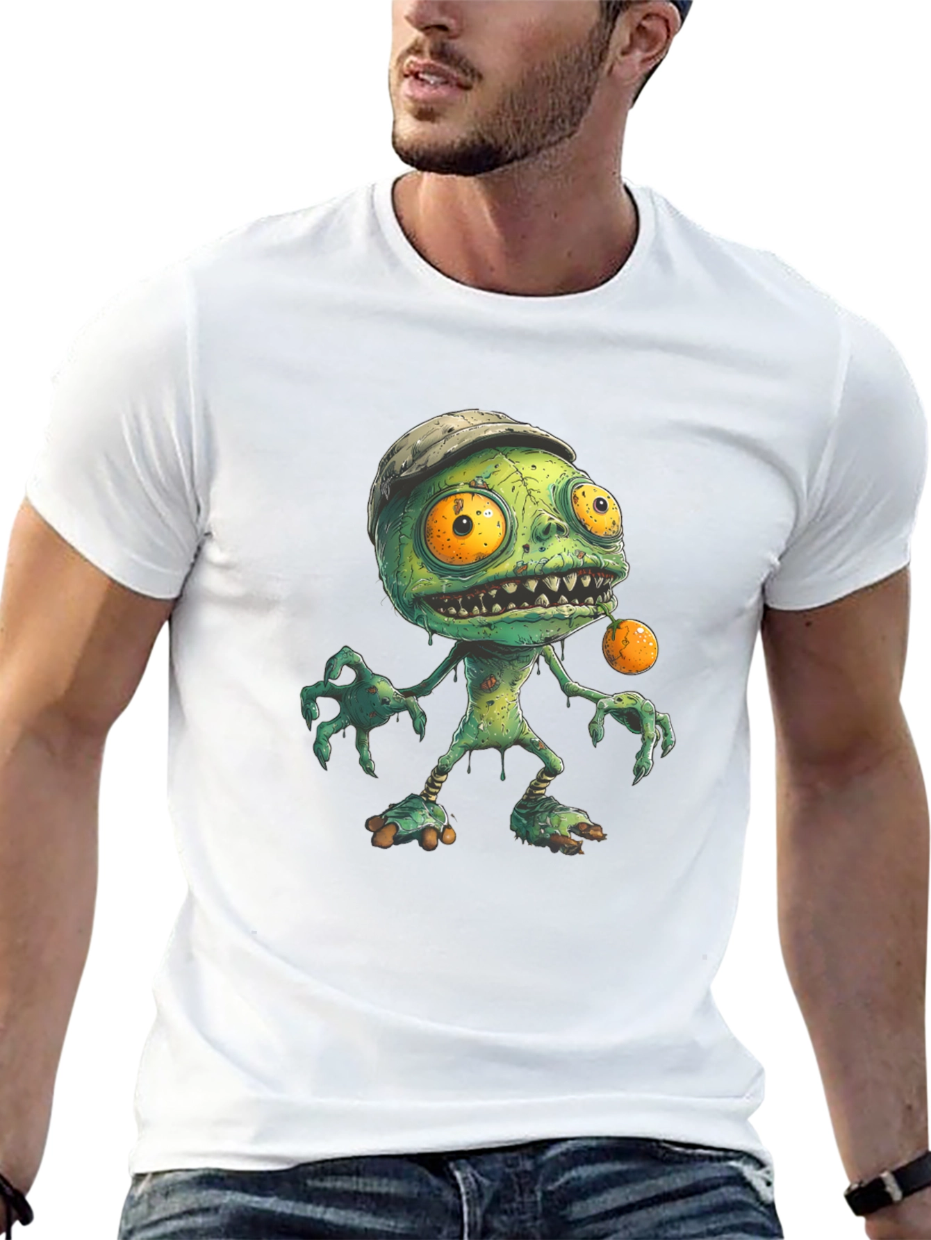 Monster Cartoon Graphic Tee