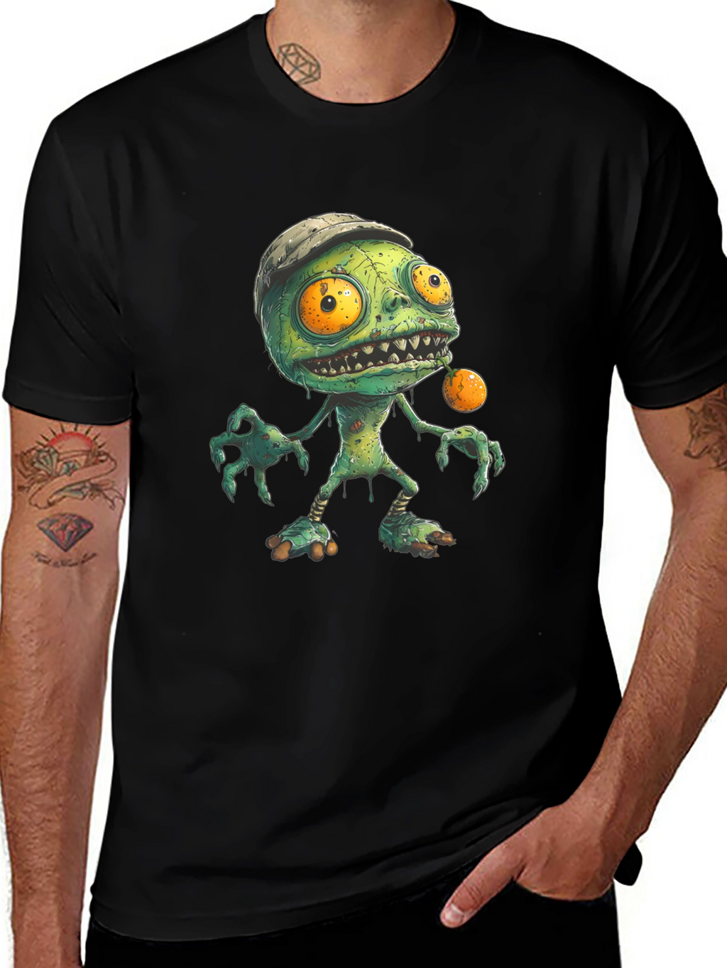 Monster Cartoon Graphic Tee