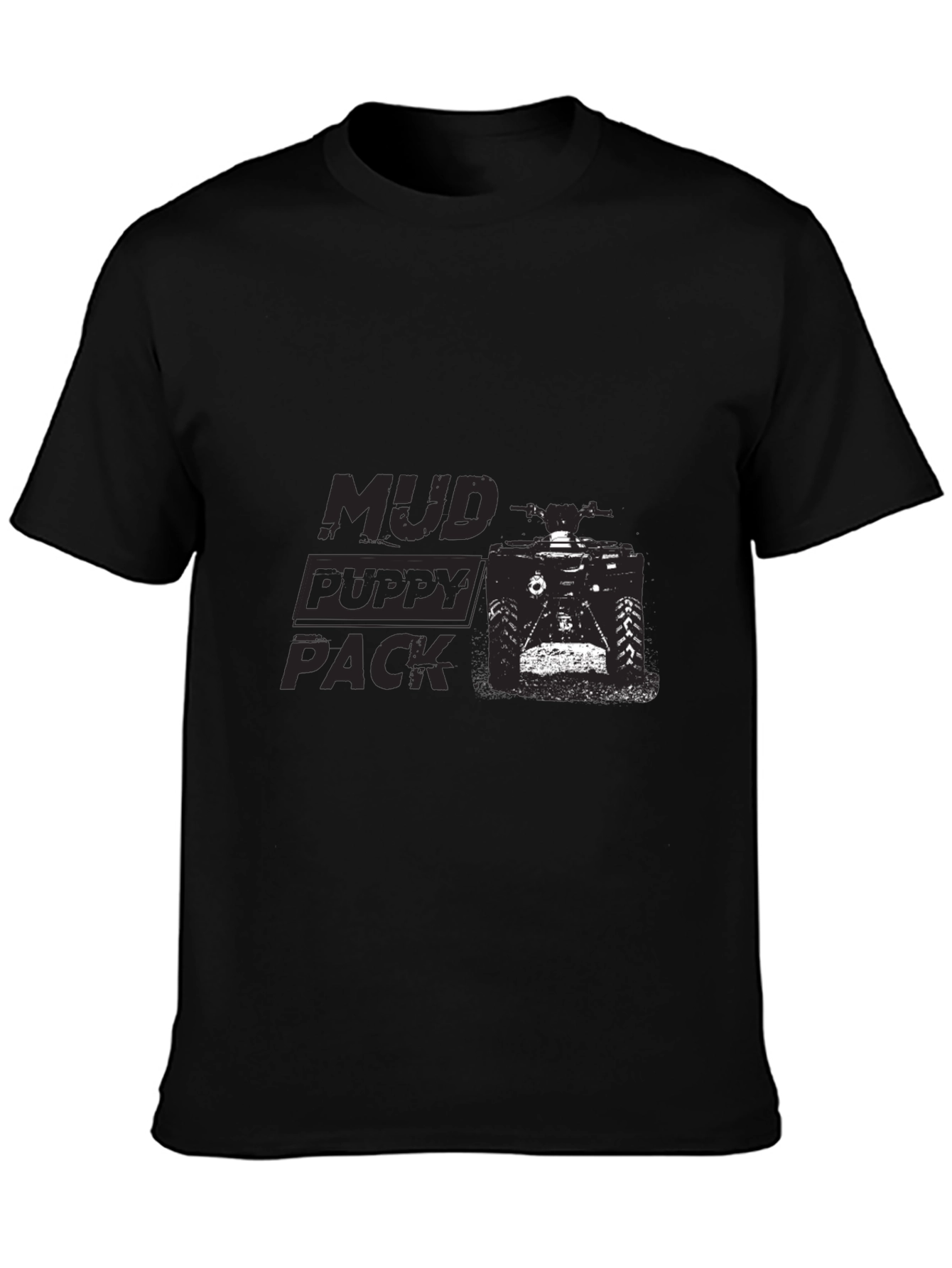 Mud Puppy Pack Black Graphic T-Shirt