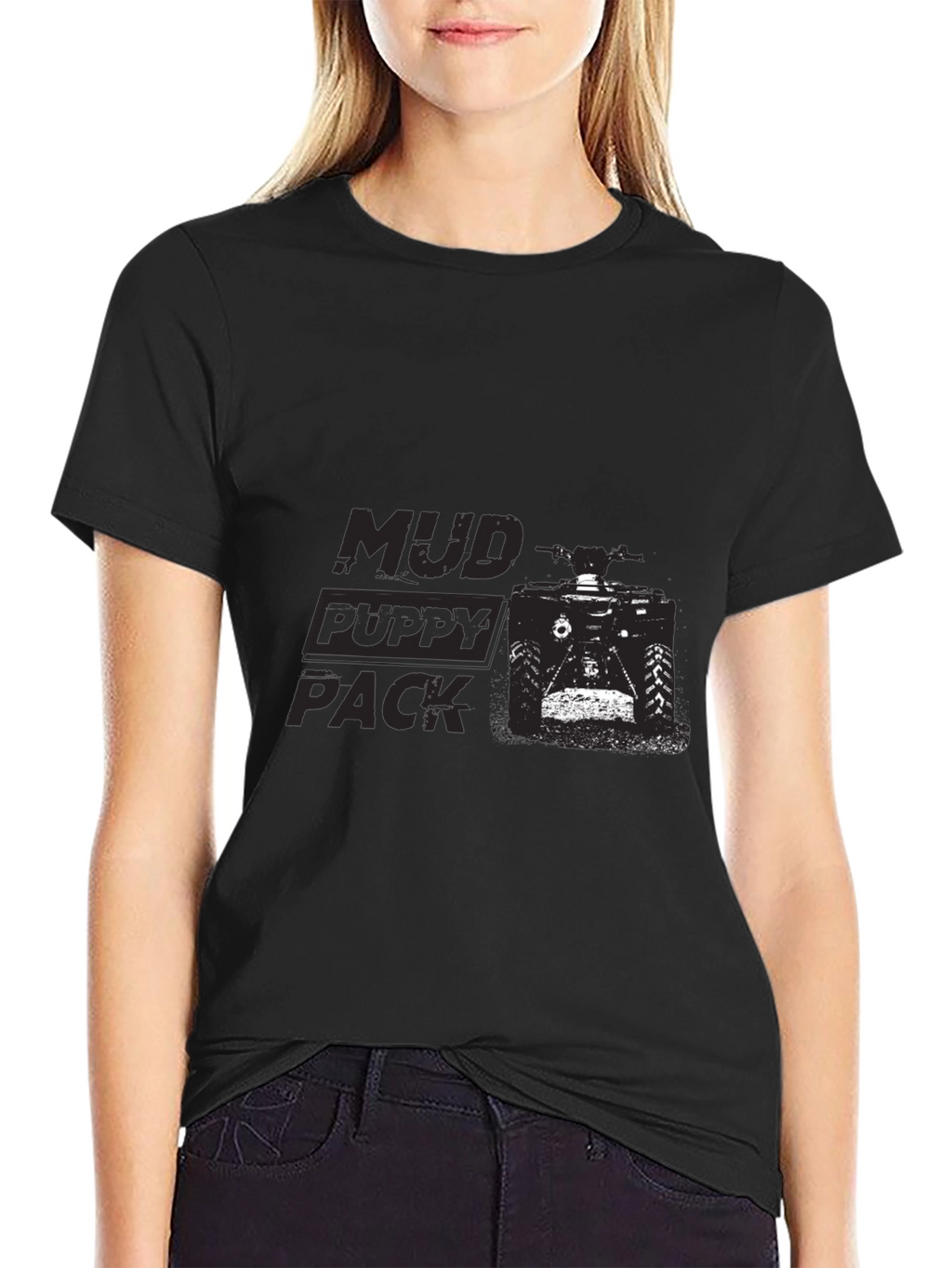 Mud Puppy Pack Black Graphic T-Shirt