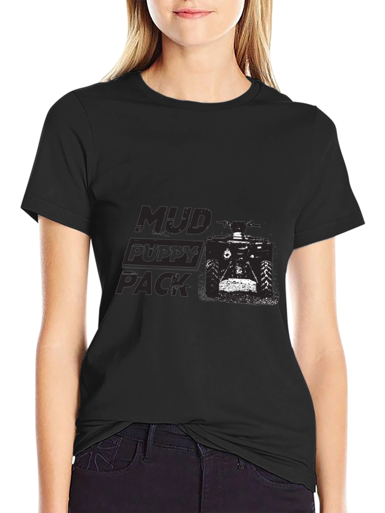 Mud Puppy Pack Black Graphic T-Shirt