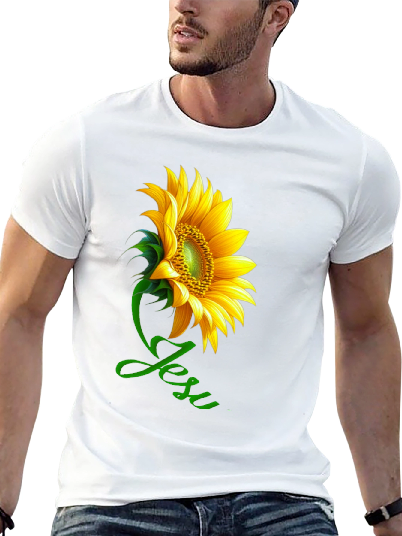 Sunflower Jesu Graphic T-Shirt