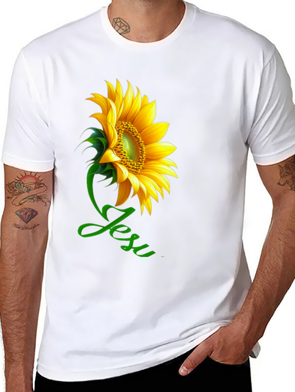 Sunflower Jesu Graphic T-Shirt