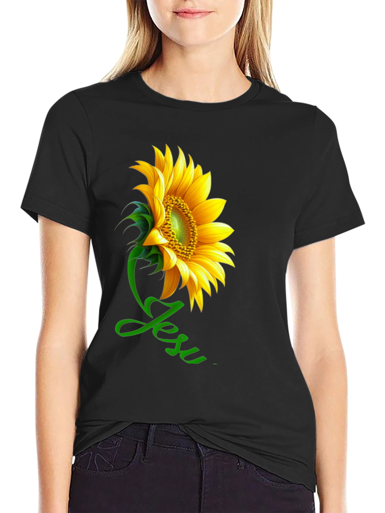 Sunflower Jesu Graphic T-Shirt