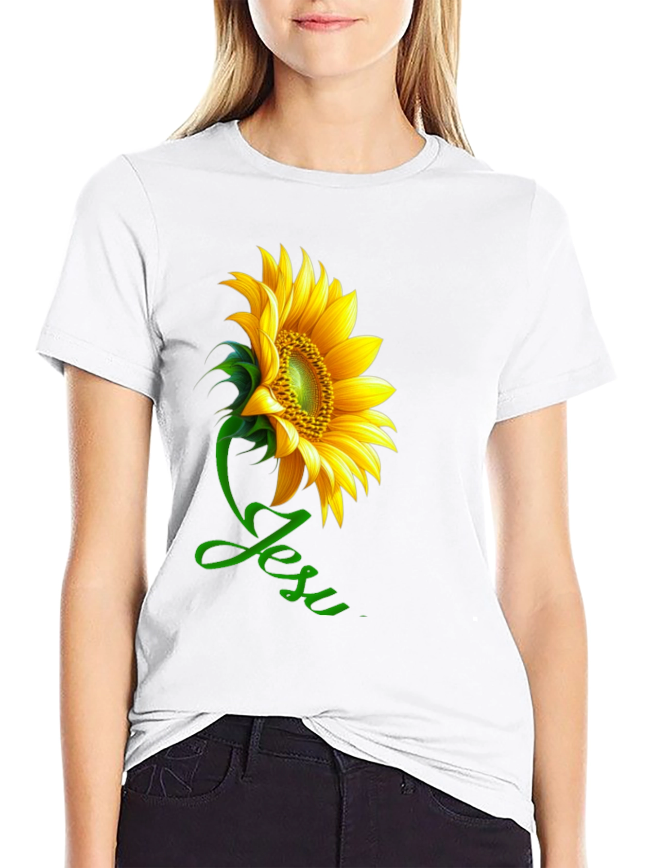 Sunflower Jesu Graphic T-Shirt
