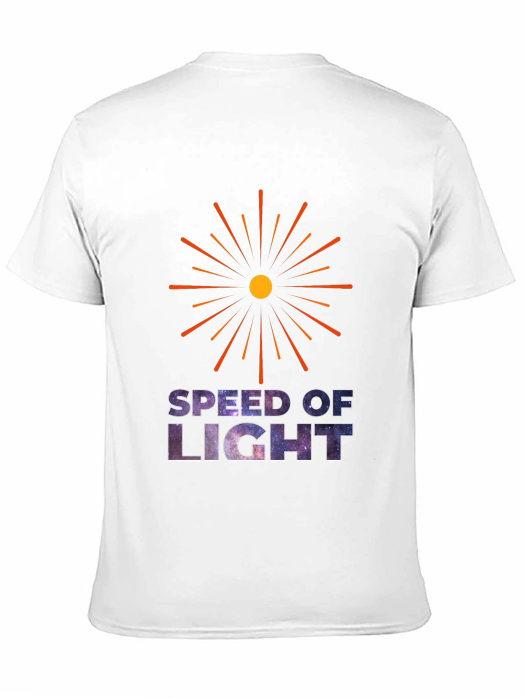Speed of Light Galaxy Graphic T-Shirt