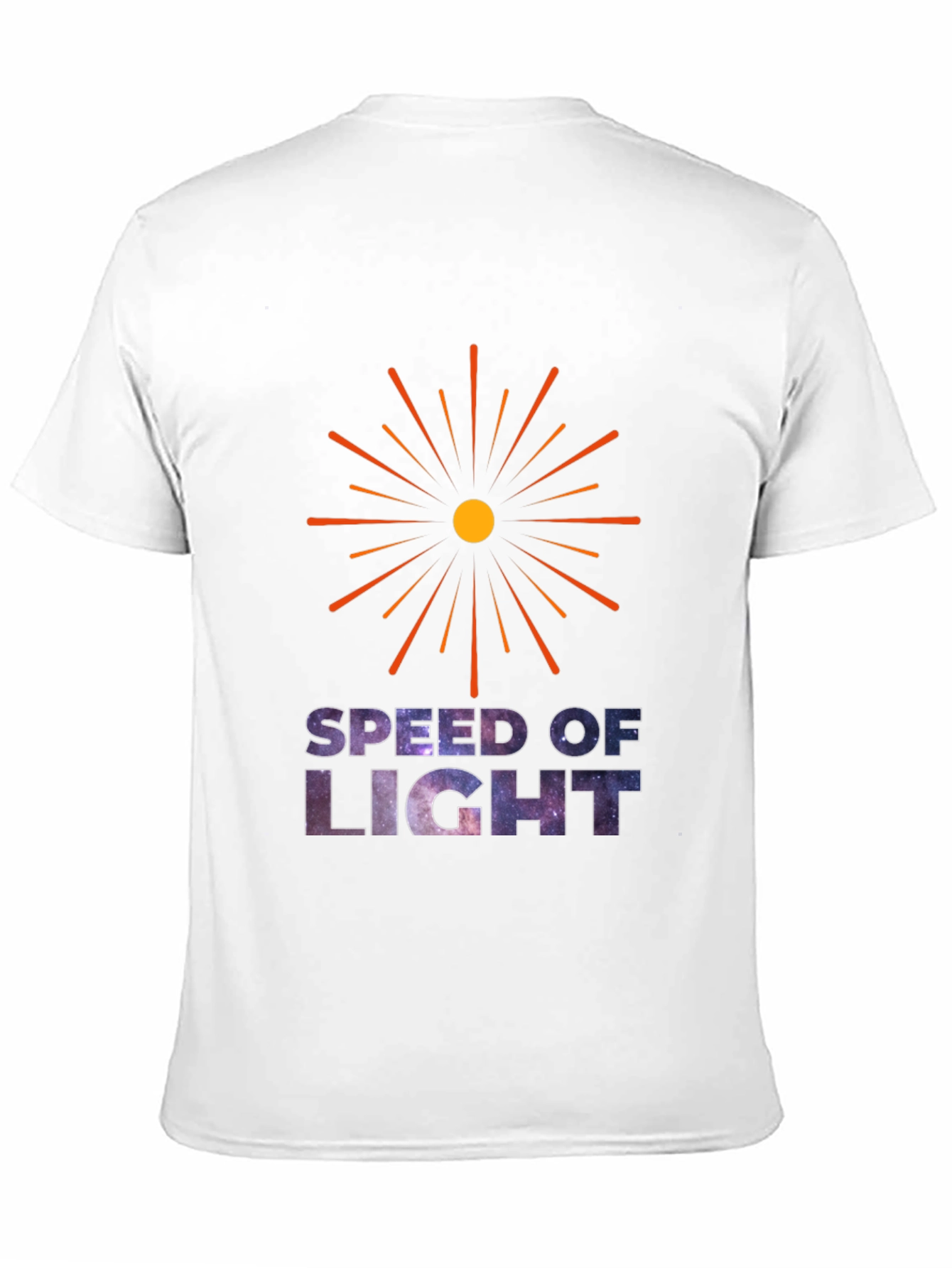 Speed of Light Galaxy Graphic T-Shirt