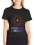 Speed of Light Galaxy Graphic T-Shirt