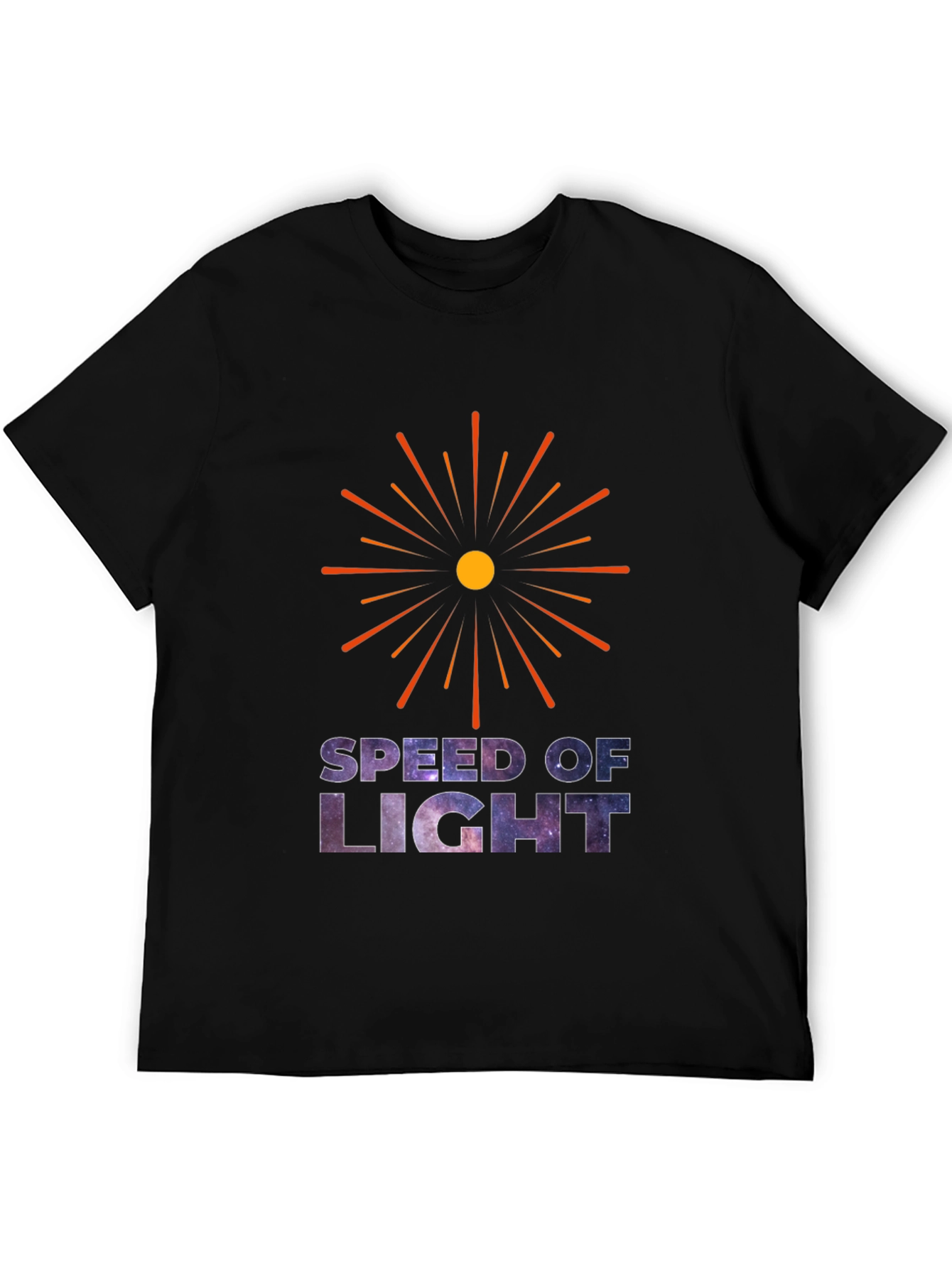 Speed of Light Galaxy Graphic T-Shirt