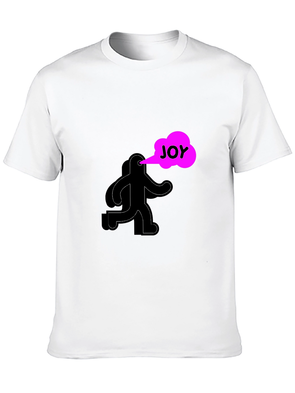 Joyful Graphic Black T-Shirt