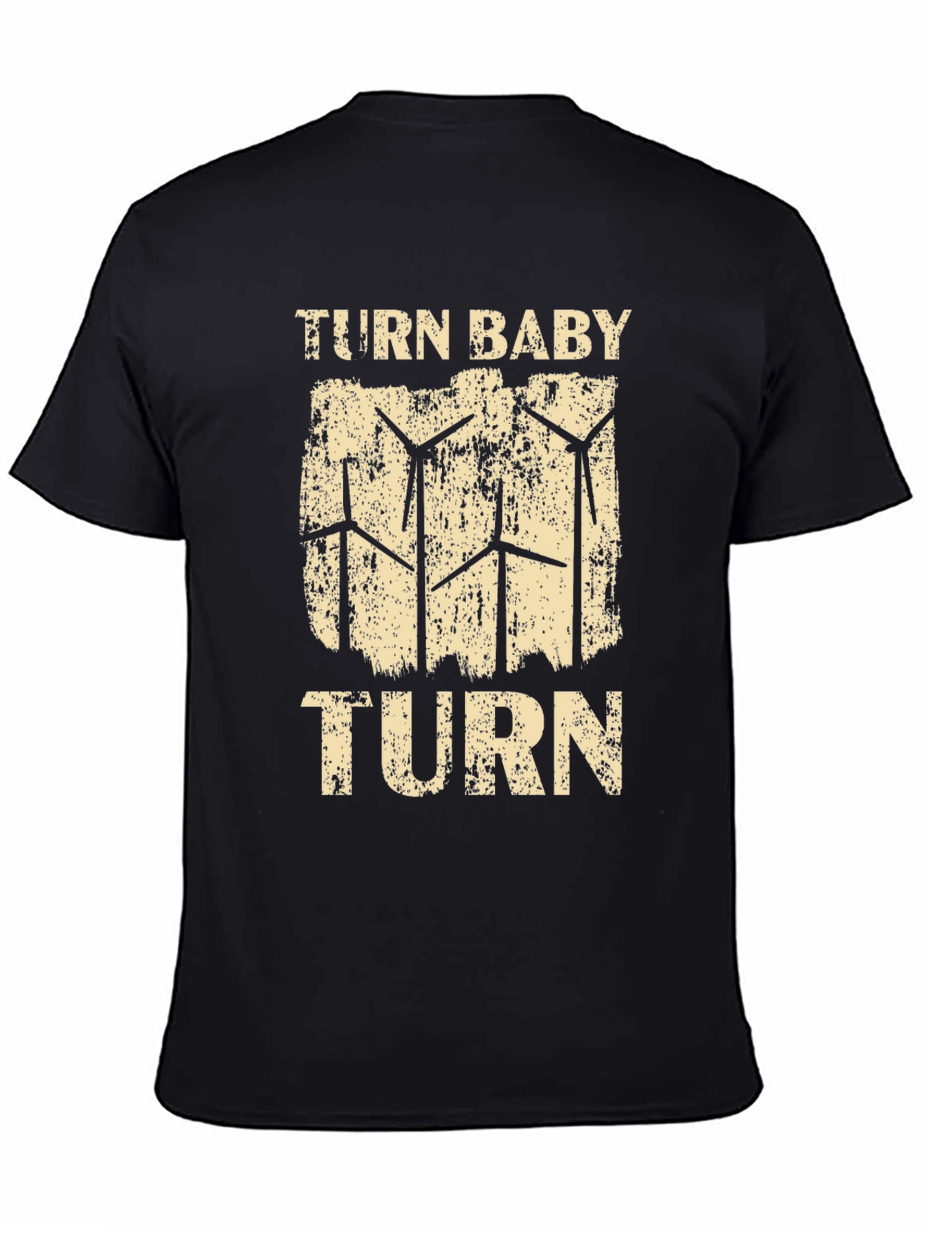 Turn Baby Turn Wind Turbine Graphic Tee