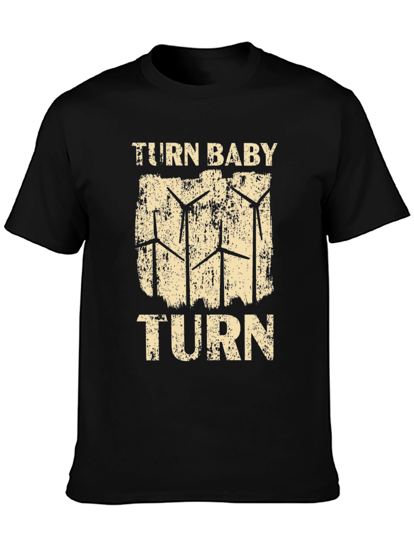 Turn Baby Turn Wind Turbine Graphic Tee