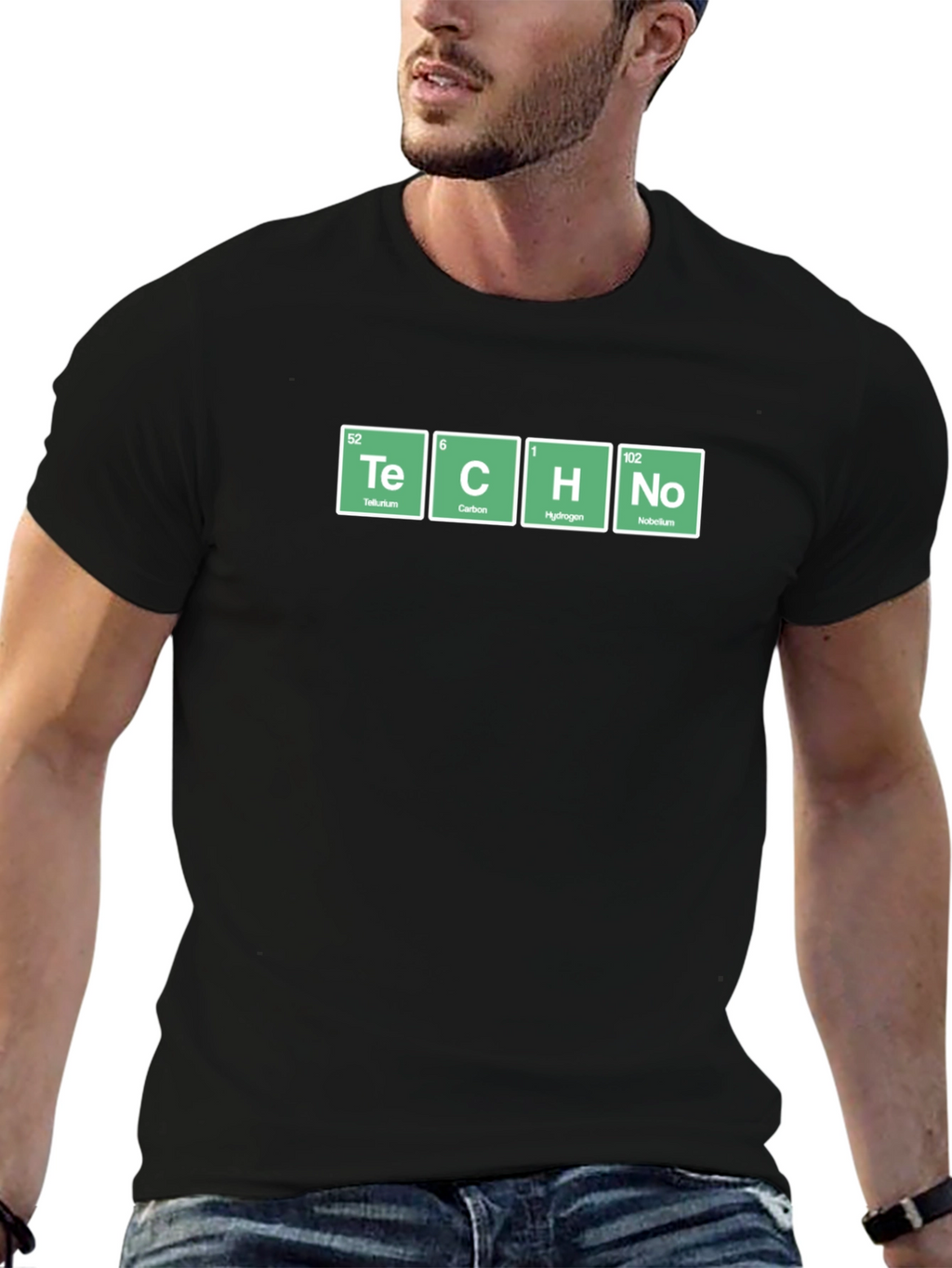 TECHNO Periodic Table T-Shirt - Funny Science Tee