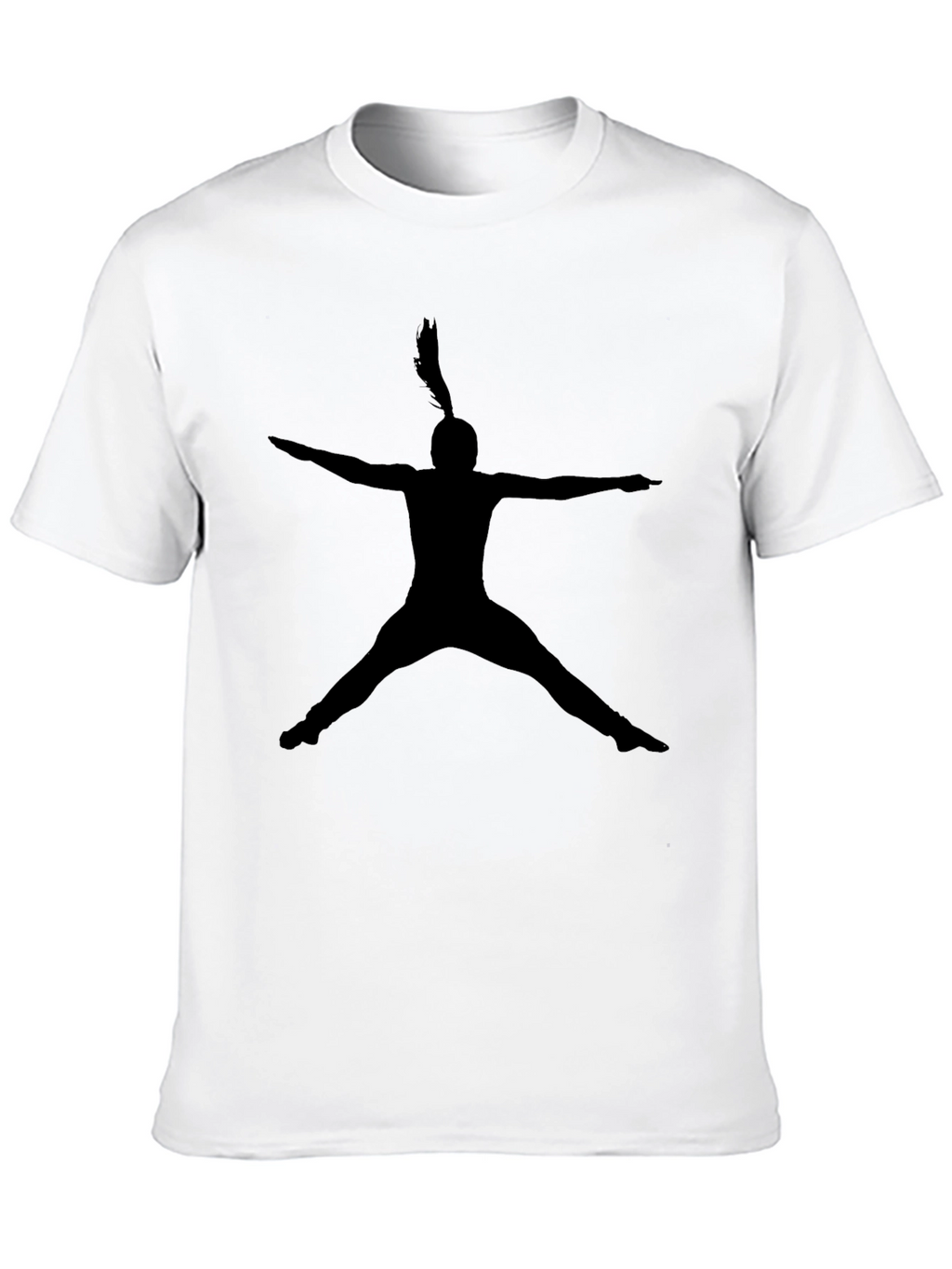 Silhouette Dancer Tee - Black Graphic T-Shirt