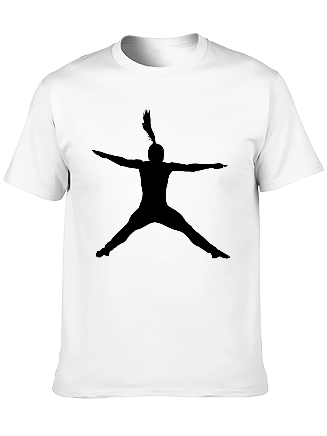 Silhouette Dancer Tee - Black Graphic T-Shirt