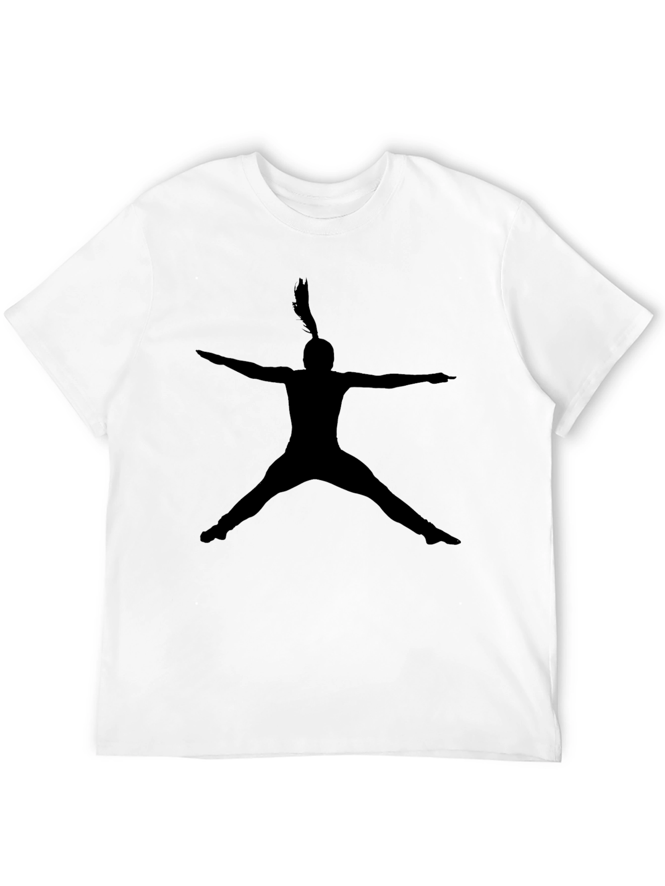 Silhouette Dancer Tee - Black Graphic T-Shirt