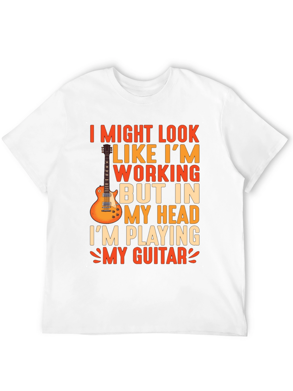 Guitar Player Graphic T-Shirt