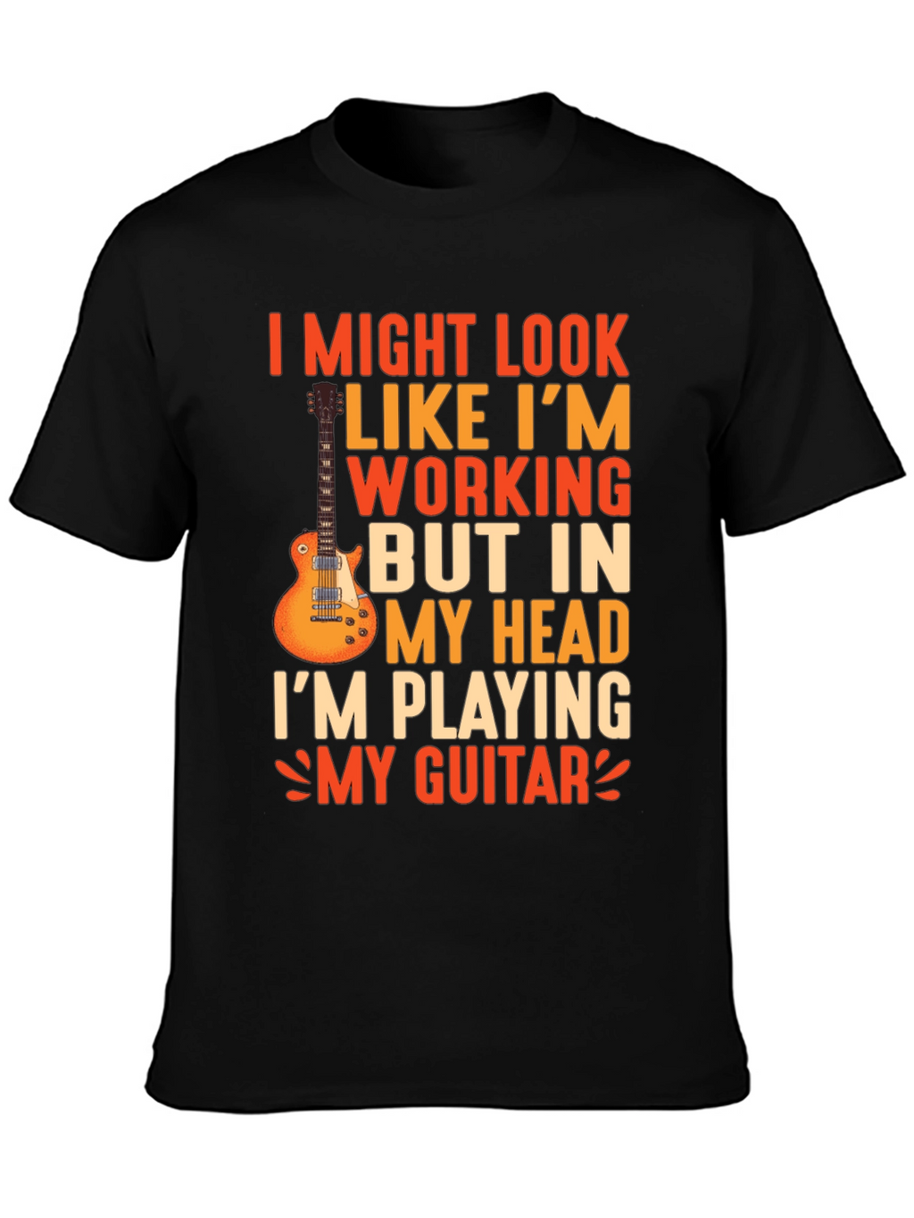Guitar Player Graphic T-Shirt