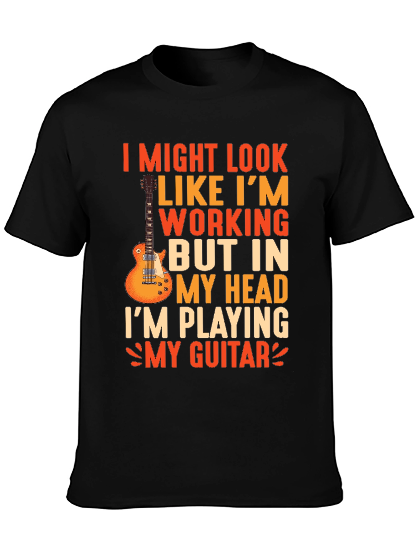 Guitar Player Graphic T-Shirt